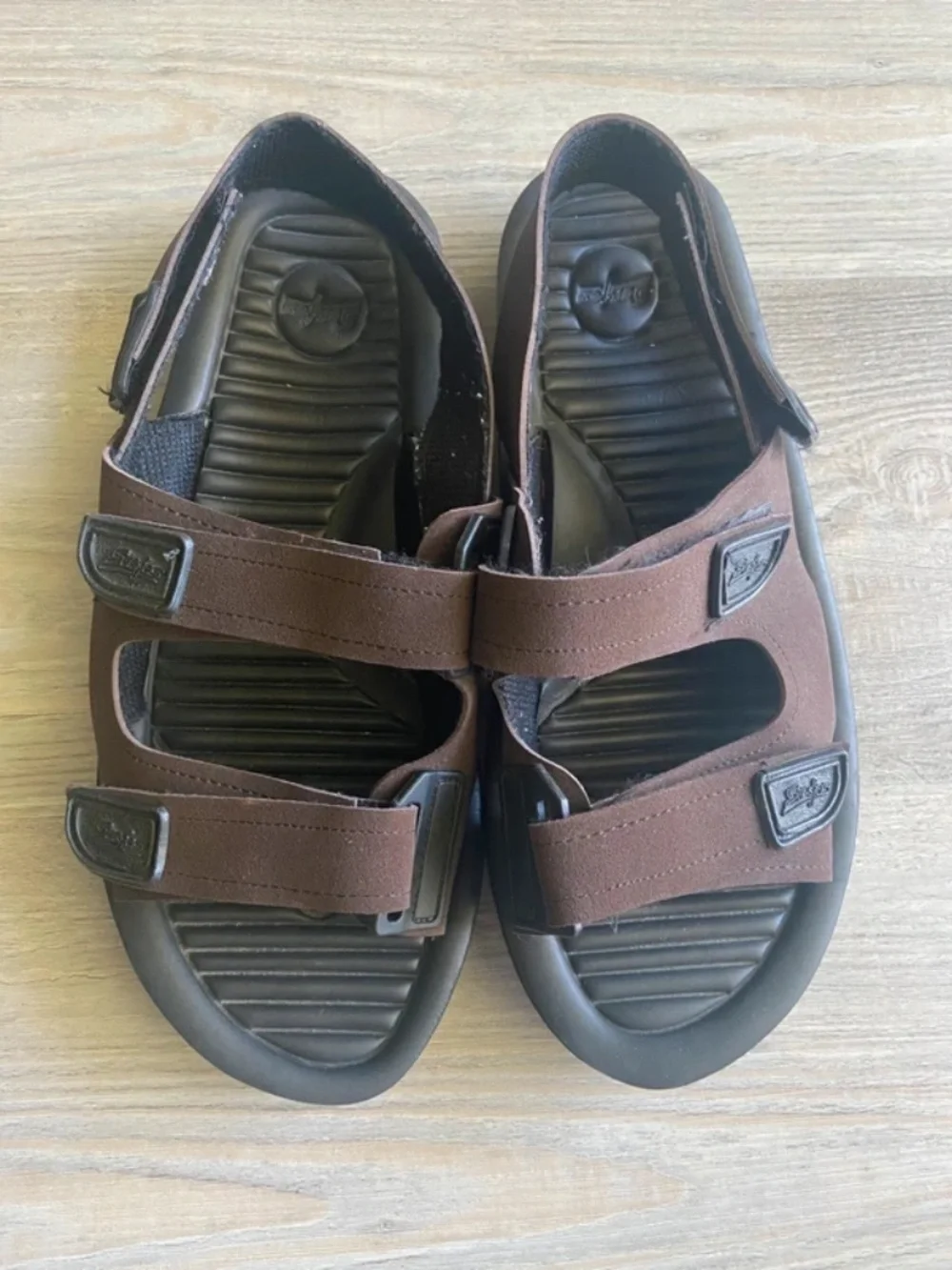 Surfos Men's Brown Adjustable Strap Sport Sandals Comfort Shoes Size 11